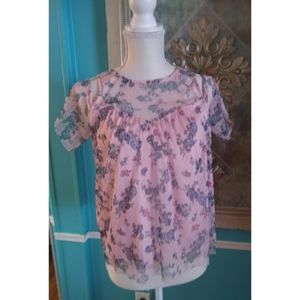 Lase floral top